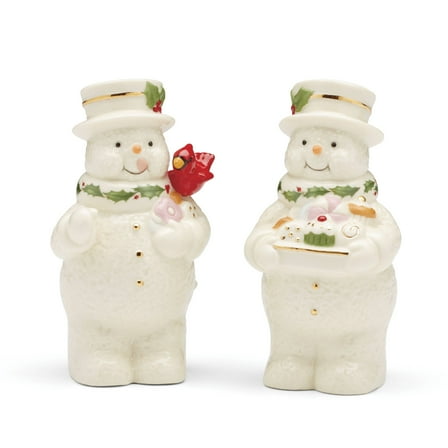 Happy Holly Days Snowmen Salt & Pepper Set