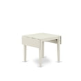 thumbnail image 3 of HomeStock Rustic Revival Dining Table Set Contains a Rectangle Wooden Table with Dropleaf and Parson Dining Chairs, 30x48 Inch, Compact Dining Table Set-Color:Oak/Light Tan,Size:5 Piece, 3 of 9