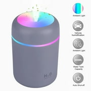 300ml Essential Oil Aroma Diffuser, EEEkit Ultrasonic Cool Mist Humidifier with 2 Mode and LED Color Changing Light