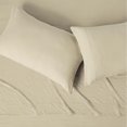thumbnail image 2 of Brushed Microfiber Sheet Set, Extra Soft with Natural Texture, 4-Piece, Queen, Beige, 2 of 10