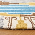 thumbnail image 3 of SAFAVIEH Rodeo Drive jordan Geometric Area Rug, Blue/Ivory, 6' x 6' Round, 3 of 8