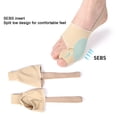 thumbnail image 4 of Kripyery 1 Pair Bunion Corrector High Elasticity Reduce Pressure Lightweight Orthopedic Bunion Splint Toe Separator for Foot Care, 4 of 8