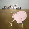 thumbnail image 3 of lionlar Electric Cat Toy Interactive Automatic Running Battery Powered Exerciser Teaser pink, 3 of 9