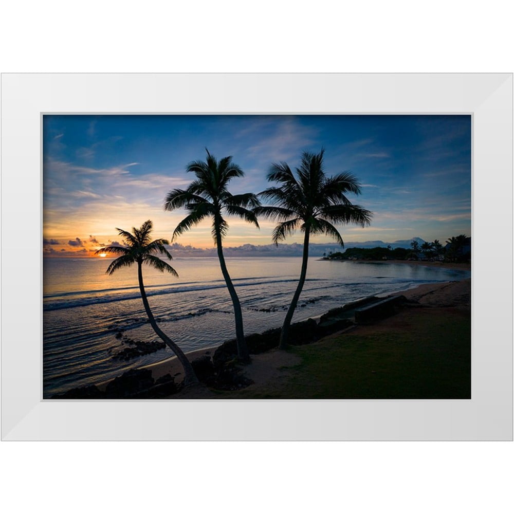 Peebles, Douglas 32x23 White Modern Wood Framed Museum Art Print Titled ...