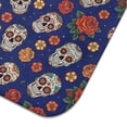 thumbnail image 3 of Blue Skull Rose Flower Pattern Dish Drying Mat for Kitchen 1 Pack, Ultra Absorbent Microfiber Dishes Drainer Mats,18"x24", 3 of 4