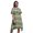 Forest Green, variant on Bimba Tie-Dye Print Flutter Sleeve Women’s Party Tunic Cold Shoulder Midi Dress-Large