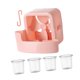 thumbnail image 5 of Ventilador de hielo portátil de enfriamiento para el hogar, refrigeración de verano, ventilador agitador, enfriamiento rápido Rosa, 5 of 9