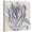 Canvas, variant on Art.com Indigo Floral on Linen I Art Print by Vision Studio, 16" x 16"