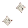 thumbnail image 3 of Sidaley Funda de almohada tipo sobre decorativa funda de almohada para hija esposa marido sofá cama funda de almohada para aniversario hogar abuelo a nieto 2piezas, 3 of 6