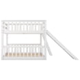 thumbnail image 6 of Full over Full Bunk Bed with Convertible Slide and Ladder, White, 6 of 10