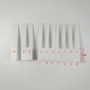 104Pcs/Lot Piano Accessories White Piano Keytop Repair Parts for Piano(5.1mm)