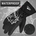 thumbnail image 3 of Gants de Ski Neige Hiver Chauds 3M Imperméables Écran Tactile Hommes Femmes, 3 of 6