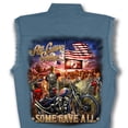 thumbnail image 2 of Hot Leathers GMD5407 Mens 'Remembrance' Sleeveless Blue Denim Shirt Large, 2 of 4