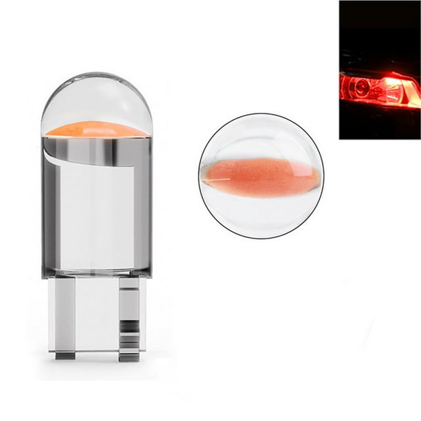 MIQUEL White Green Blue Red LED Car Bulb 3000K 6000K Car Dome Light COB Led Light Instrument Lamp Car Accessories Car Reading Light Auto Lights W5W 194 T10 12V DC License Plate Lamp/Multicolor huangjie unisex