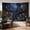 A, variant on XaaKee Wall Tapestry, Sunlit Cobblestone Library With Vines, High-Quality Polyester Large Tapestry, 60x40Inch