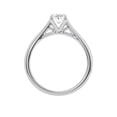 thumbnail image 4 of Unique Moments 0.75 ct Lab Grown Solitaire Oval Diamond Engagemetn Ring for Women 14K White Gold, 4 of 6
