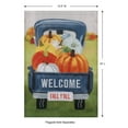 thumbnail image 6 of Meadow Creek Fall Garden Flag, 18" Fall Blue Truck, 6 of 7