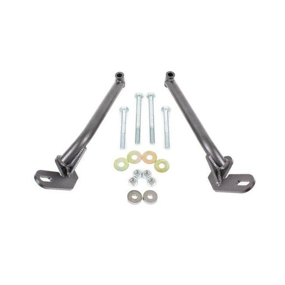 BMR 78-87 G-Body Control Arm Reinforcement Braces - Black Hammertone - RB003H
