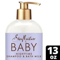 SheaMoisture Baby Nighttime Shampoo & Bath Milk Manuka Honey & Lavender, 13 oz