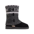 thumbnail image 2 of Muk Luks Women's Cheryl Faux Fur Lined Side Button Pattern Knit Boots, Wide Width Available, 2 of 8