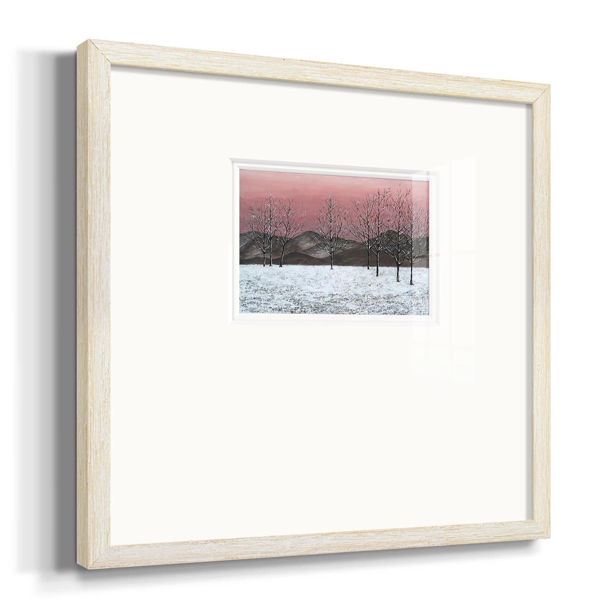 Sunset Snowfall IIPremium Framed Print