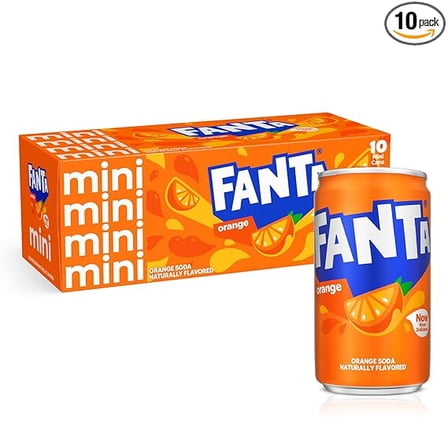 1x FANTA ORANGE CAN 7.5 FL OZ X10