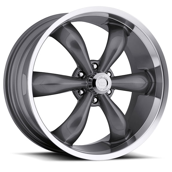 20x9 American Muscle 142 Legend 5 Gunmetal Mach Wheel 6x5.5 (20mm)