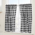 thumbnail image 4 of 1" Checkered Gingham PolyPoplin Fabric by The Yard - 60 Inch Wide for Sewing, Quilting, Tablecloths, Curtains, Apparel, Crafting, DIY Projects, 4 of 10