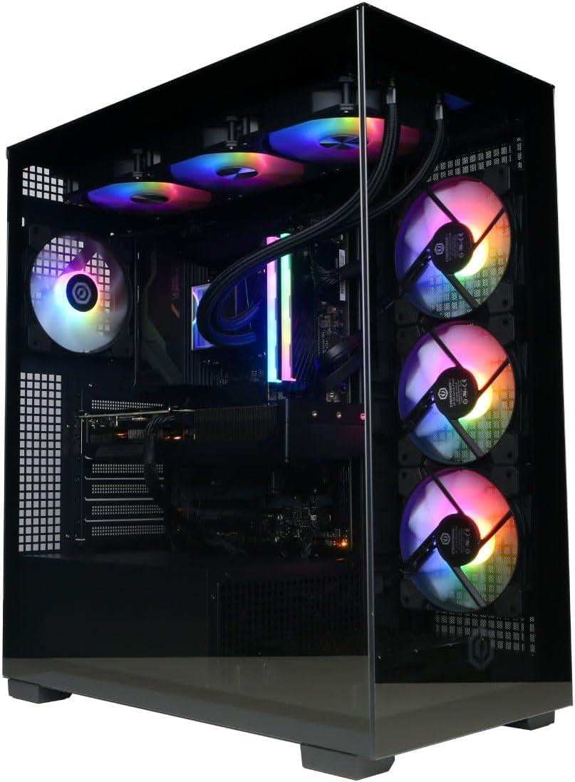 CyberPowerPC Gamer Xtreme VR Gaming PC, Intel Core i9-14900KF 3.2GHz, GeForce RTX 5070 12GB, 32GB DDR5, 2TB PCIe 4.0 SSD, WiFi Ready & Windows 11 Home (GXiVR8080A39)