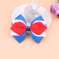 thumbnail image 6 of Zanarzt Girls Bows Independence Day Hair Bow Flag Bowknot 4th Of July Hair Bow Pin Bow Hair Hairpins 250 Anniversary Hair Bow Clips White,3-12 Years, 6 of 6