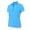 Malibu blue, variant on Monterey Club Women's X-Cool Collection Oval Texture Solid Golf Polo Shirt #4142