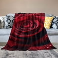 thumbnail image 2 of Orinice Rose Water Droplets Warm Lightweight Blanket Soft Fleece Throw Blanket for Living Rooms Sofa Decor All Seasons Bedding Gift, Soft Plush Blankets 60x80in, 2 of 6
