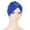 Blue, variant on Dadaria Witch Hats for Women Solid Rhinestone Ruffle Chemo Hat Headwear Head Wraps Turbans Beanie Cap Headwraps Wine One Size,Women