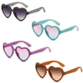 thumbnail image 4 of AAOMASSR Cute Candy Color Hearts Kids Sunglasses Kids Retro Pink Cartoon Sun Glasses Frame Girls Boys Baby Sun Glasses, 4 of 5