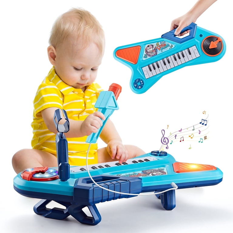 Tepear Toddler Piano Keyboard with Microphone & DJ Mode photo 1