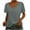 Gray, variant on fatyb Womens V Neck T Shirts Short Sleeve Casual Tshirts Summer Solid Color Loose Tee Tops for Women