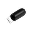 thumbnail image 3 of Uxcell 0.2'' Screw Thread Protector Vinyl End Caps Rubber Black 20pcs, 3 of 6