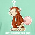 thumbnail image 3 of CafePress - Don't Swallow Your Gum (Black Dark T Shirt - Men's Classic Graphic Cotton T-Shirt, 3 of 4