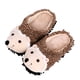 thumbnail image 1 of 1 par de pantuflas de erizo de dibujos animados, pantuflas de invierno para interior, pantuflas cálidas de felpa, 1 of 7