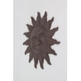 thumbnail image 2 of Set of 3 Cast Iron Smiling Sun Face Garden Pathway Stepping Stones, 2 of 3