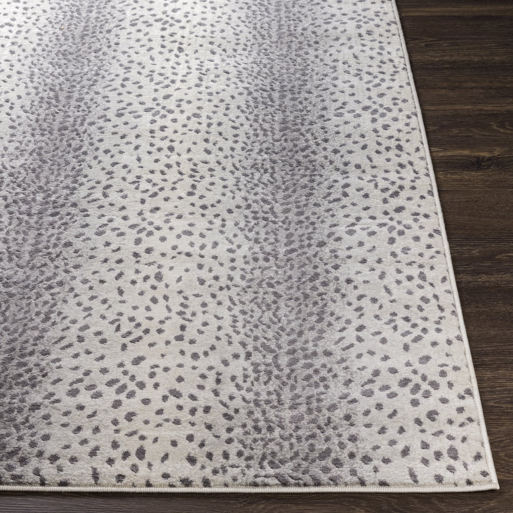 Livabliss Roma Antelope Print Area Rug,7'10" x 10',Grey