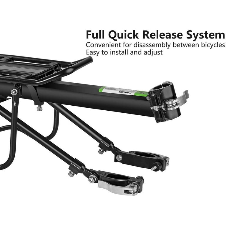 ROCKBROS Bike Cargo Rack Rear Carrier with Fender Quick Release 110 165 lbs Capacity Walmart