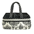 thumbnail image 3 of Bacati - Nursery Storage Caddy Classic Damask Black/Grey/White Neutral, 3 of 10