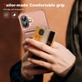 thumbnail image 5 of Allytechgroup Slim Fit iPhone 16 Plus Case, Protective PU Leather Wallet Cover with Card Holder RFID Blocking Back Case Cover for Apple iPhone 16 Plus, Rosegold, 5 of 8