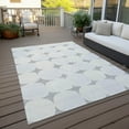 thumbnail image 6 of Addison Rugs Chantille Indoor/Outdoor Transitional Circles Gray Washable Rectangle Rug, 10' x 14', 6 of 6