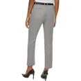 thumbnail image 2 of Calvin Klein Womens Belted Slim Fit Ankle Pants B/W 16, 2 of 2
