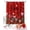 Heart Field, variant on Valentines Day Red Shower Curtains for Bathroom Heart Floral Fabric Shower Curtain with Hooks, Love Flower Field Shower Curtain Set, Bathroom Curtains Decoration, Waterproof Polyester, 72"x72" Long