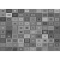 thumbnail image 1 of Ahgly Company Machine Washable Indoor Rectangle Transitional Carbon Gray Area Rugs, 4' x 6', 1 of 7