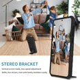 thumbnail image 5 of for Samsung Galaxy S23 FE (Not S23) Case with Slide Camera Cover, [Snug Touch] Hard Back & Soft Edge Matte Phone Case with Kickstand for Samsung Galaxy S23 FE LTT Black, 5 of 9