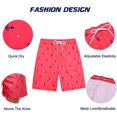 thumbnail image 3 of FFIY Mens Swim Trunks Quick Dry Swimming Shorts Mesh Lining Beach Shorts Bathing Suits with Pockets for Men Anchor L (Tag XL), 3 of 4